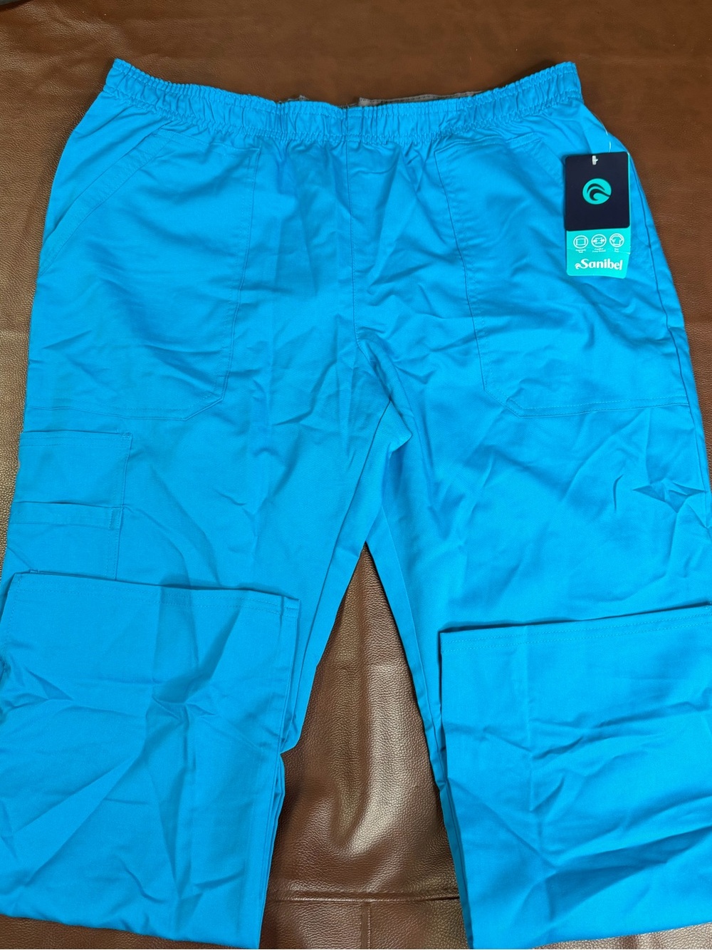 Women’s sanibel Cargo Scrub Pants - Bright Blue
